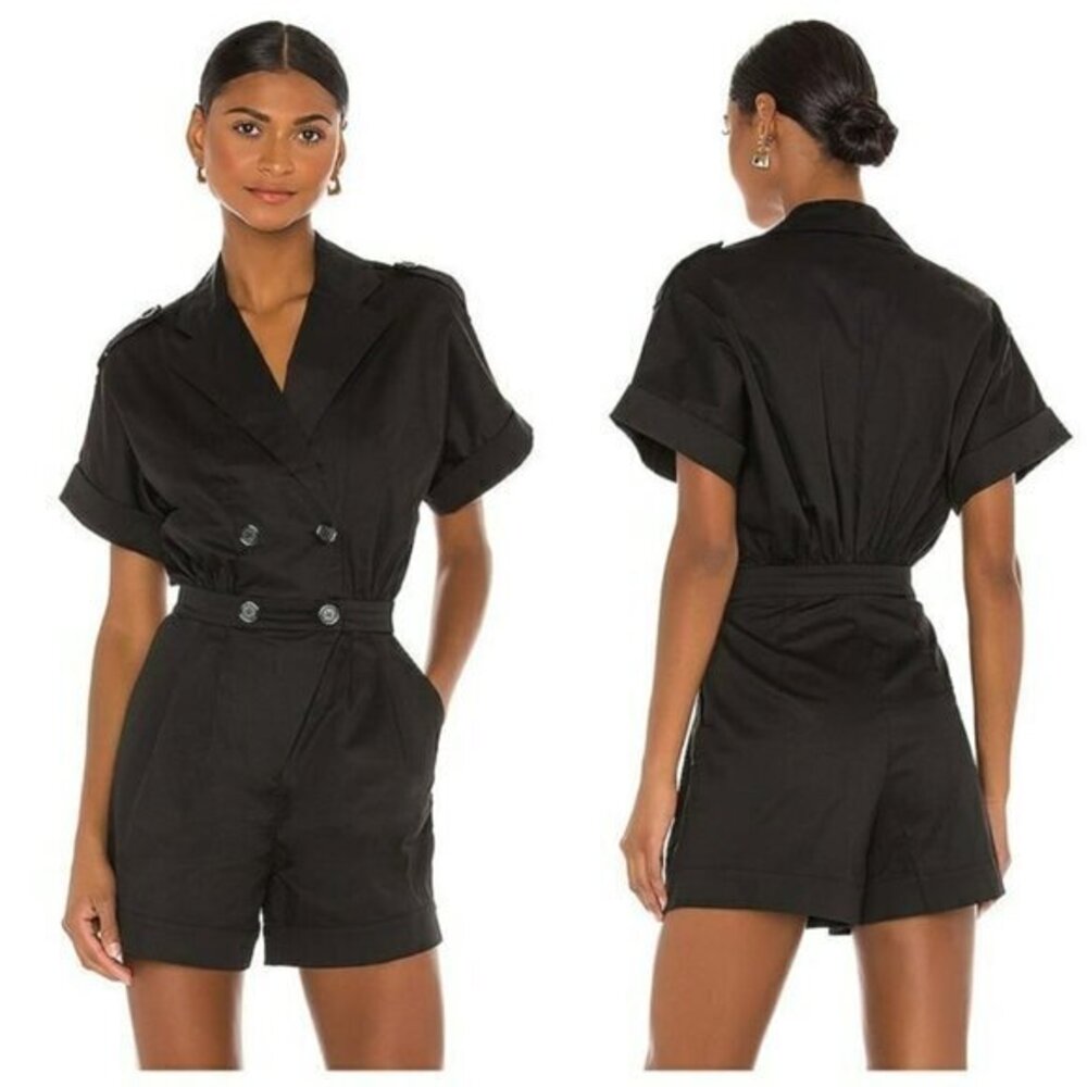Song of Style Milton Romper - Black